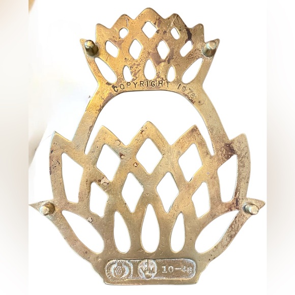 BYG Decorative Pineapple Figurines & Brass Trivets - Picture 11 of 12